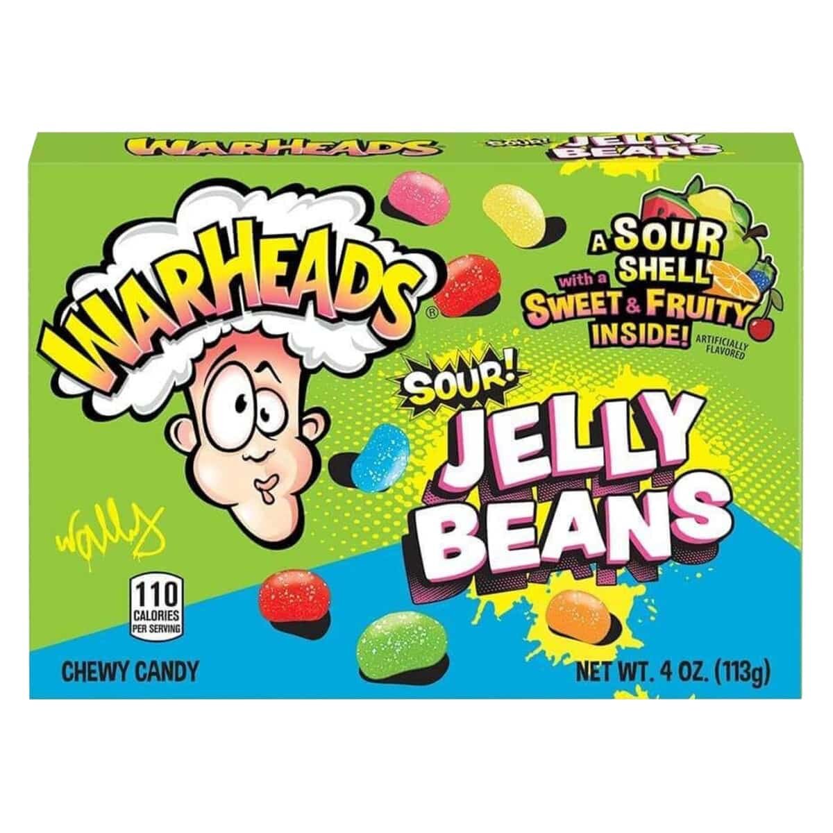warheads-sour-jelly-beans-113g Warheads Sour Jelly Beans 113g.