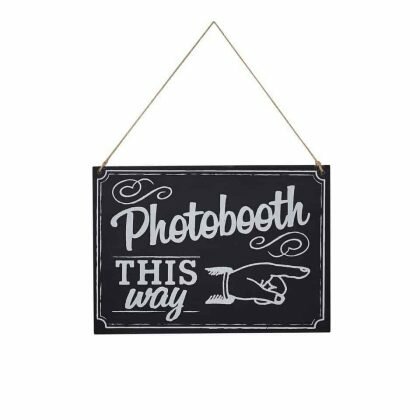 Ginger Ray Photo Booth Sign Krijtbord