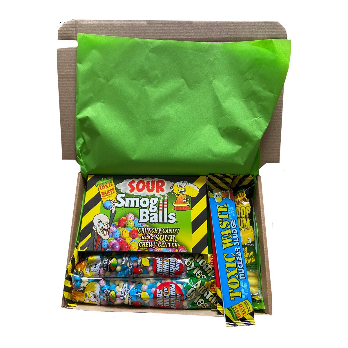 USA Toxic Waste Candy box Small - 7 delig.